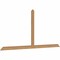 Ekena Millwork Portland Timber Gable Bracket, Western Red Cedar, 96"W x 44"H x 1 1/2"D x 3 1/2"F, 11/12 Pitch GBW096X44X0204POR00SWR - alternate 3